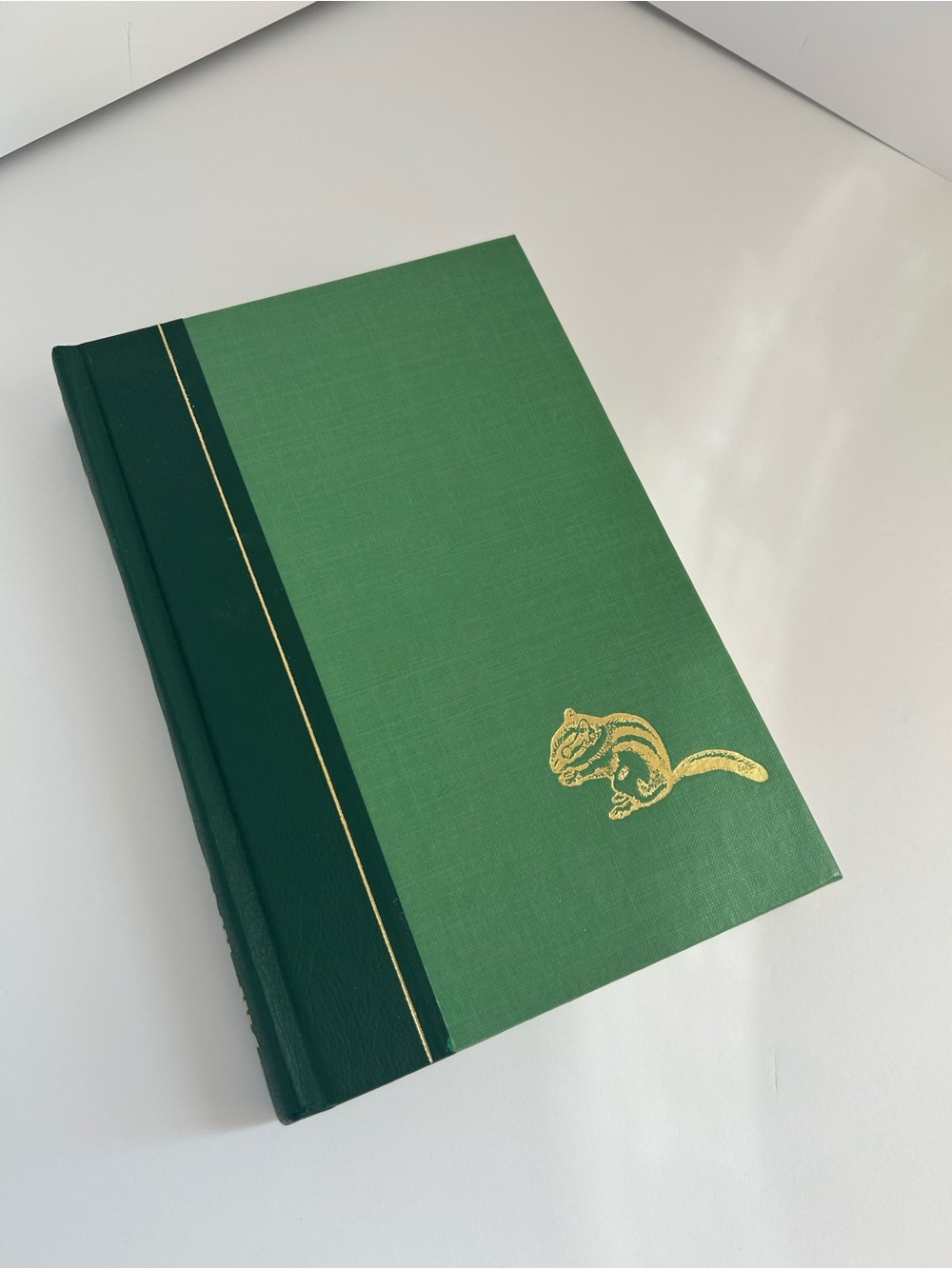 North American Wildlife Coffee Table Book | Green Book with Chipmunk on Cover